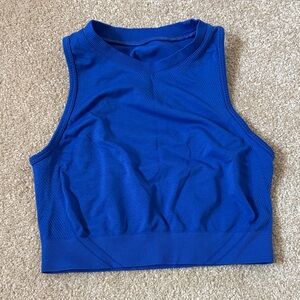 Alphalete Vibrant Blue Crop Top